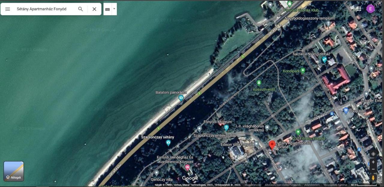 Setany Apartmanhaz Fonyod Luaran gambar